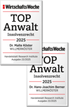WirtschaftsWoche TOP Anwalt Koester Berner